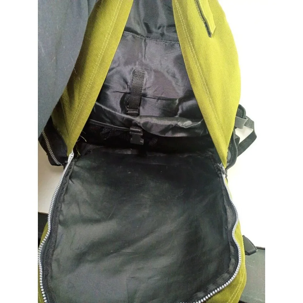 Vintage Black Green World Industries Skateboarding Backpack EUC